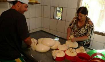 Otinho e Eliane produzem queijo pertinho do céu