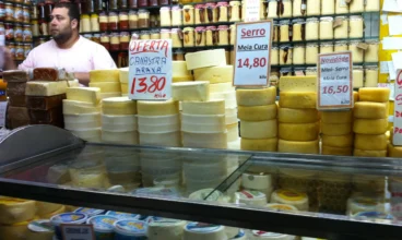 A comercialização do queijo meia-cura