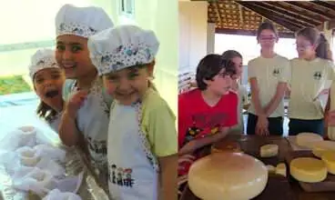 Crianças são educadas no queijo na Serra da Canastra