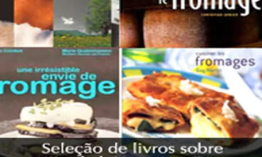 Seleção de livros sobre queijo de leite cru na França