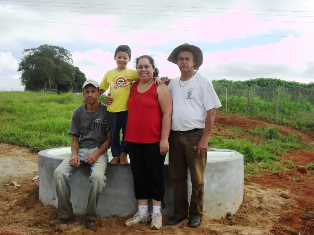 Família Faria da fazenda Santiago
