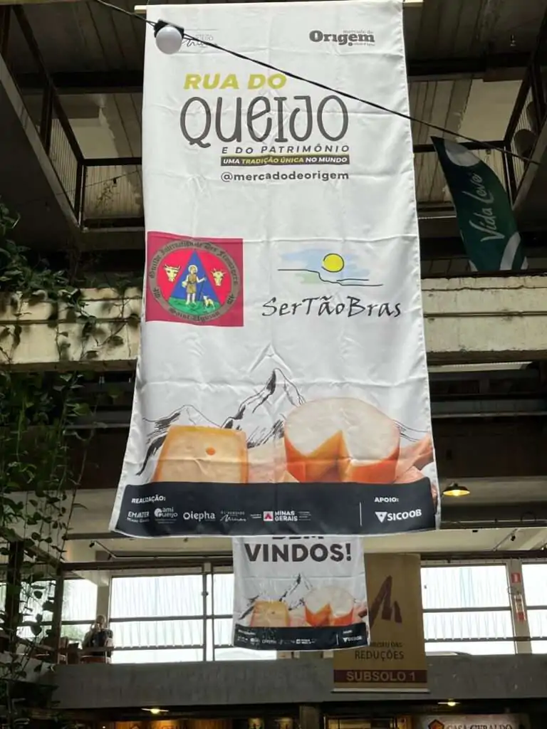 Banner da SerTãoBras , que esteve presente na 1ª Edição da Rua do Queijo